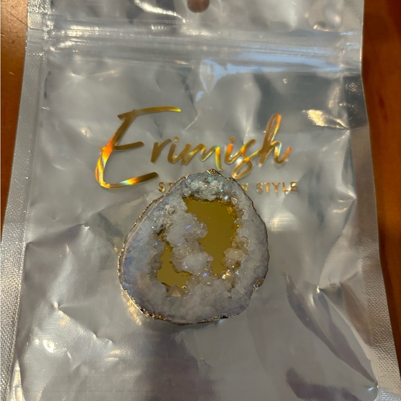 Druzy rock pop socket. NWT. - Picture 4 of 11